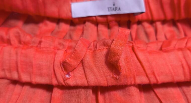 TIARA オレンジフレアスカート